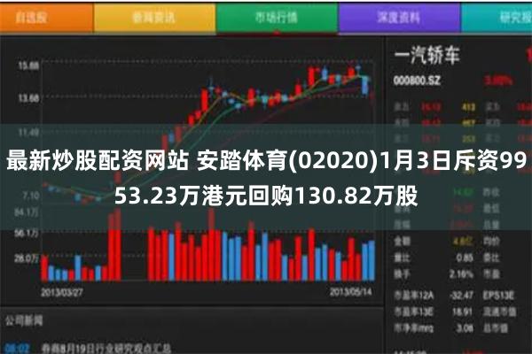 最新炒股配资网站 安踏体育(02020)1月3日斥资9953.23万港元回购130.82万股